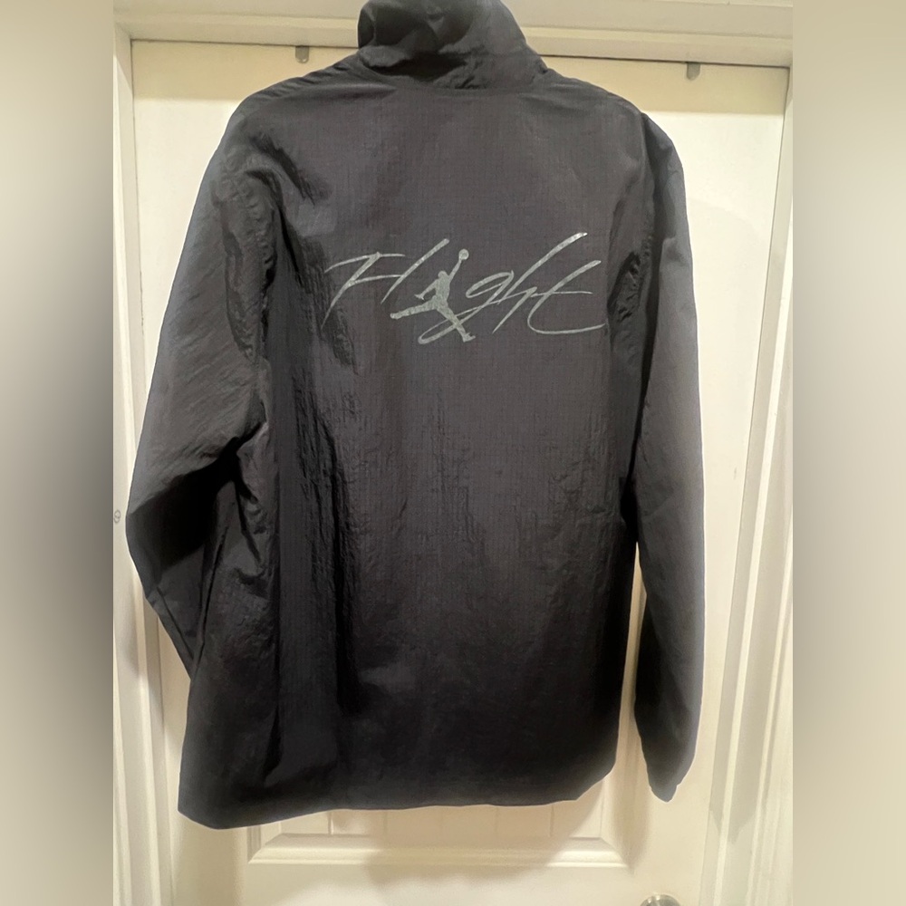 Jordan Brand Coaches Jacket FN4541-010 Black Mens Large Jumpman NWT - Picture 8 of 12